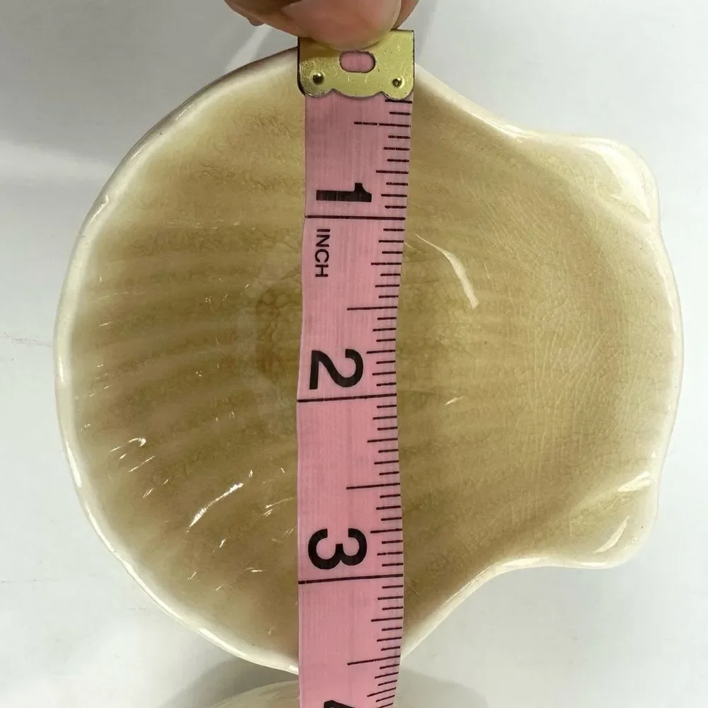 2PC Pier 1 Seashell Stoneware Dipping Bowls